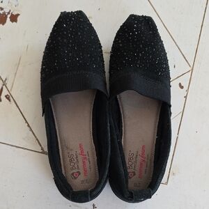 BOBS from Skechers Black Glitter Flats